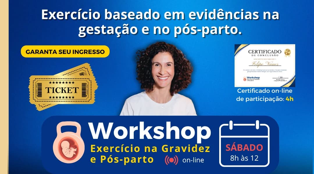 Workshop de Exercício na Gravidez e Pós-Parto